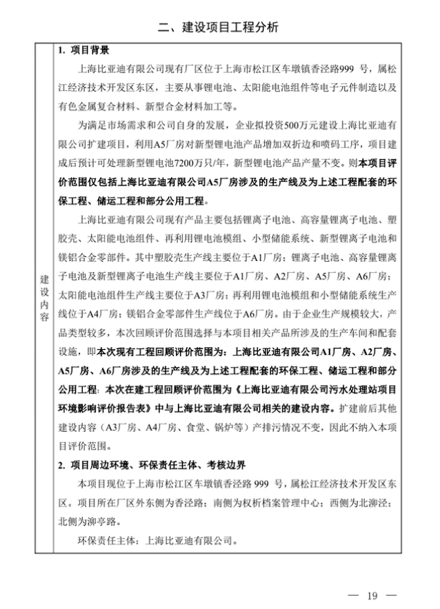 比亞迪上海新型鋰電池工廠 比亞迪上海新型鋰電池工廠